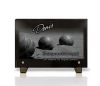 Plaque funéraire personnalisable en granit gravé avec boules de pétanque et textes (2)