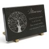 Plaque funéraire arbre de vie thème religion et croyances en granit à personnaliser (2)