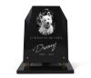 Monument pour tombe de chien, stèle cinéraire ou cavurne avec photo (2)