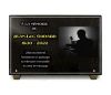 Plaque tombale thème caméraman et cinéaste avec caméra, texte doré sur granit à personnaliser (2)