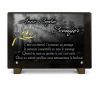 Plaque funéraire en granit avec rayons de soleil, coeur doré et gravure personnalisable (2)