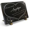 Plaque funéraire personnalisée à Nice Alpes-Maritimes avec gravure coeur (2)