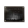 Plaque funéraire en granit à visser avec gravure campagne, coucher de soleil et textes à personnaliser (2)