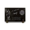 Plaque funéraire Paris saint Germain, logo équipe et gravures personnalisable (2)
