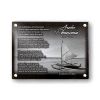 Plaque tombale à visser en granit thème mer : Mayotte, La réunion, Tahiti, Papeete et Dom-Tom (2)