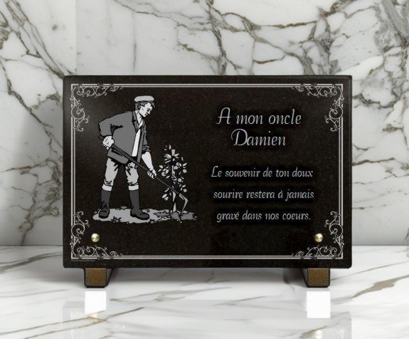 Plaque commémorative en forme d'ange paisible pour tombe - Décoration de  jardin où vous vous promenez