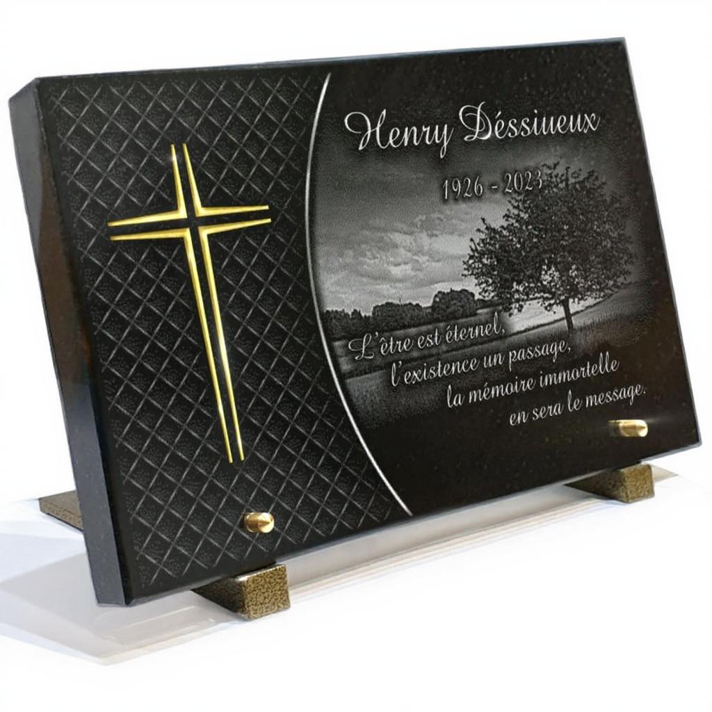 Plaque funéraire religion Réf: 545