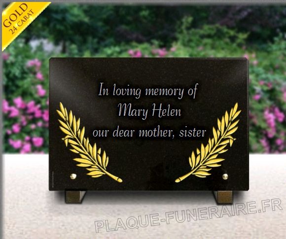 Memorial plaque granite . 20 x 30 cm. Memorial plaque granite . 20 x 30 cm.