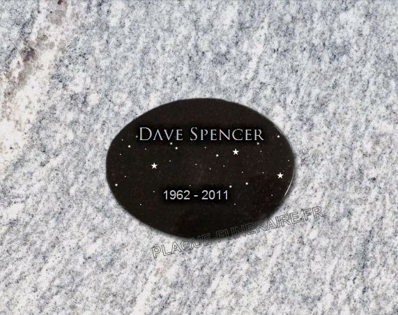 Memorial plaque granite . 15 x 20 cm.