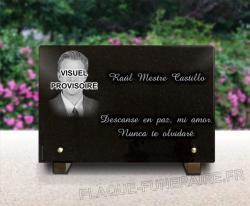 placa funeraria granit