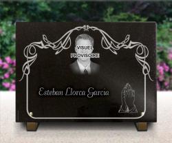 Placa funeraria religion