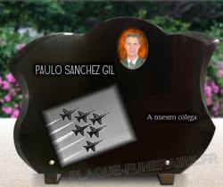 Placa de cementerio granit