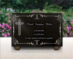 Placa funeraria granit