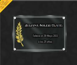 Placa grabada 