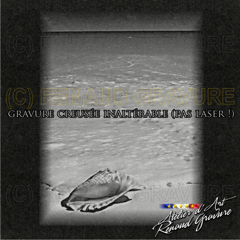 motif île de La Réunion pour personnaliser votre plaque funéraire originale