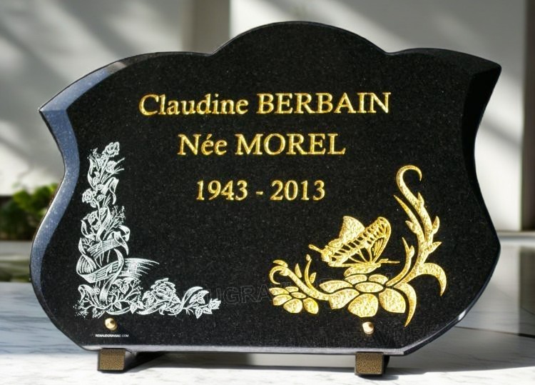 Plaque funeraire Châteauneuf-du-Rhône