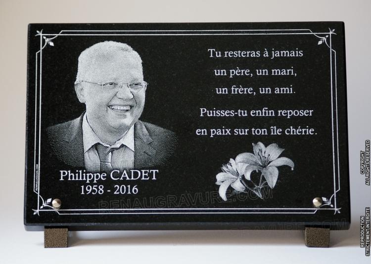 Plaques funéraires personnalisée Saint-Cyr-la-Campagne