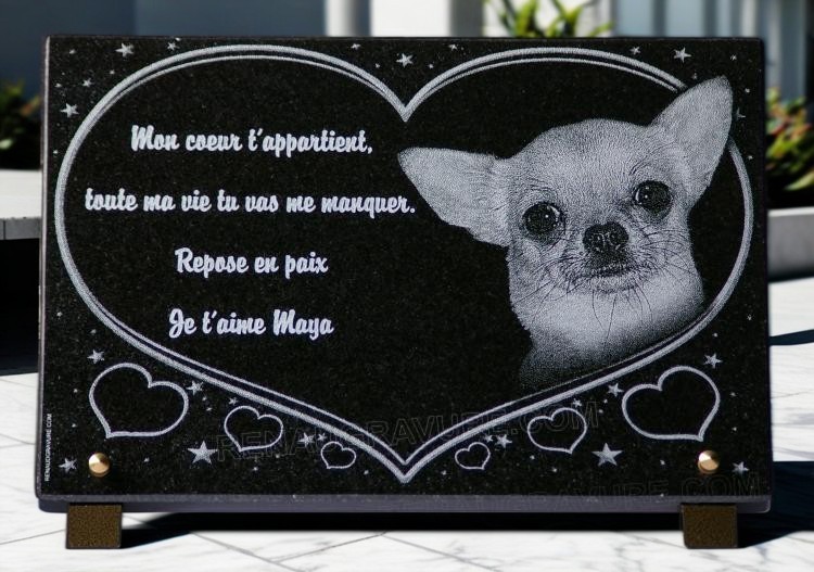 Plaque pour tombe Marsaz