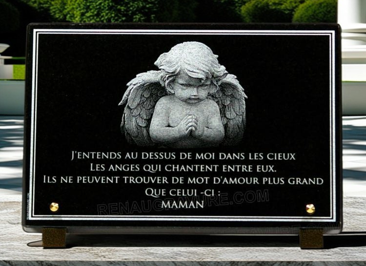 Plaque mortuaire avec photo Saint-Victor-de-Malcap