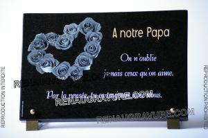 Plaque coeur