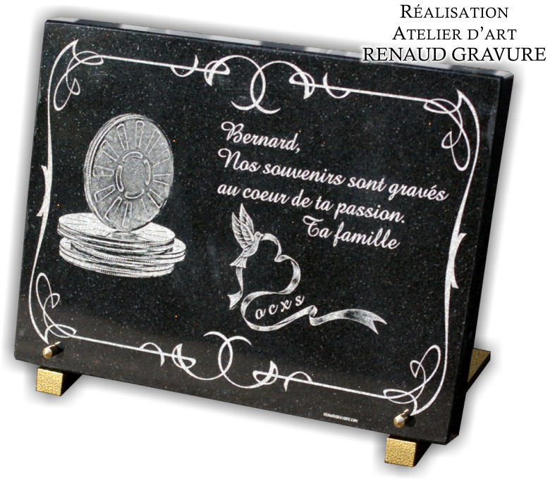 Plaque tombale en granit personnalisé en ligne