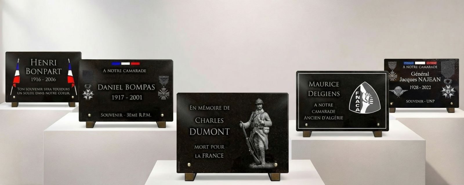 Rubrique des plaques funéraires Ancien Combattant