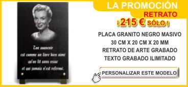 promo. placa funeraria con foto