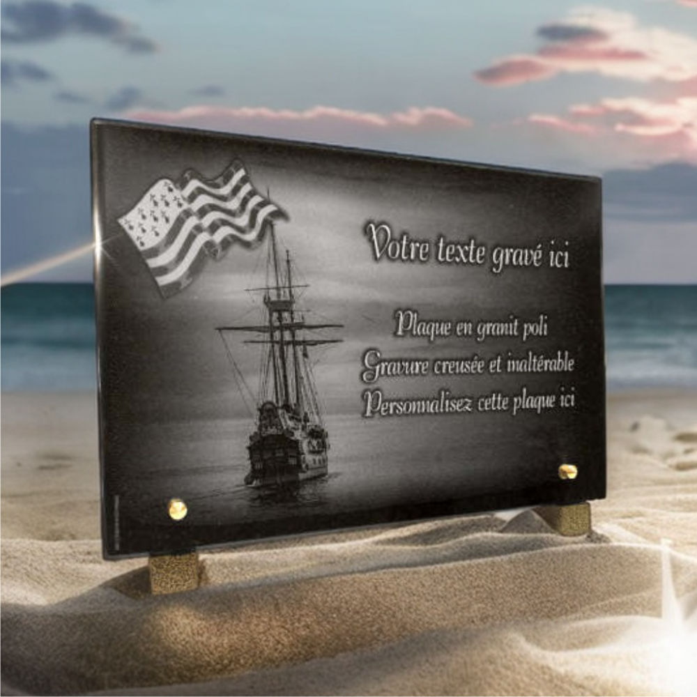 Plaque tombale personnalisée plaque-funeraire.com