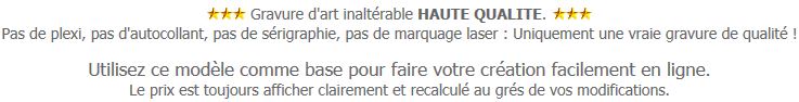 L'atelier d'art RENAUD Gravure est spécialisée en Plaques funéraires personnalisées depuis 1997. La qualité référence en France.